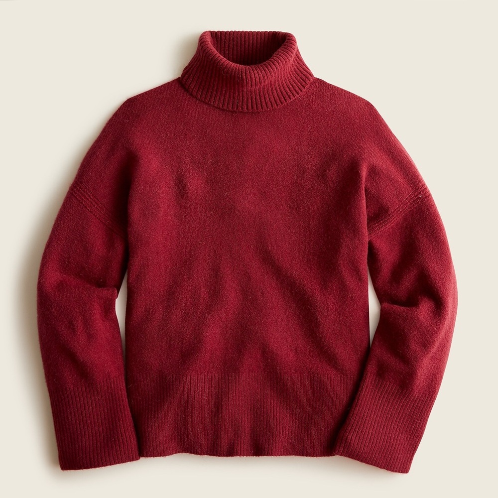 J. Crew Alpaca + Merino Wool Blend Turtleneck Sweater